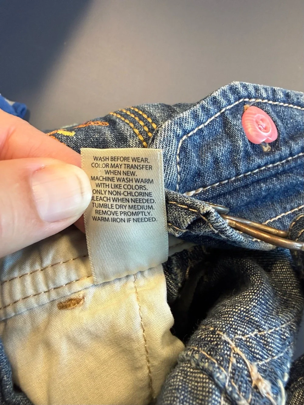 Vintage Y2K Oshkosh denim overall dress size 3-6 months